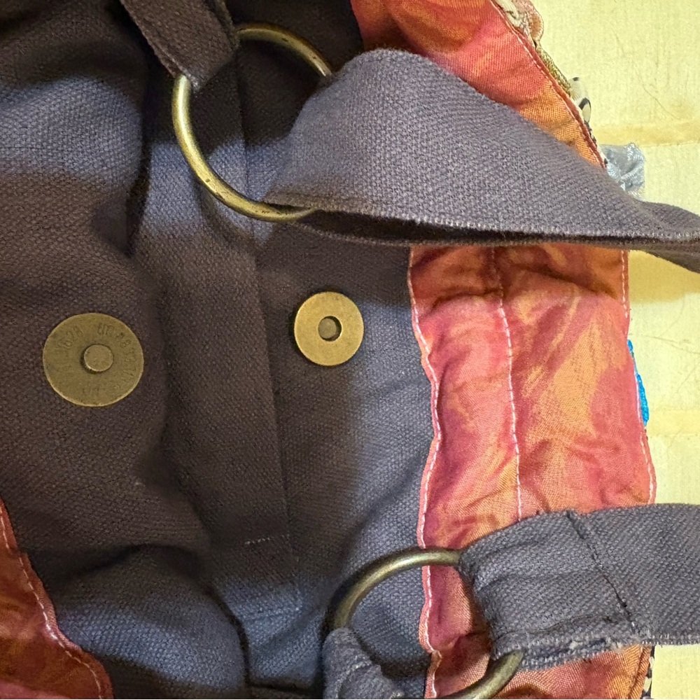 Multicolor Patchwork Shoulder Bag - image 3